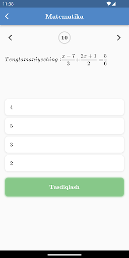 Majburiy fanlar DTM